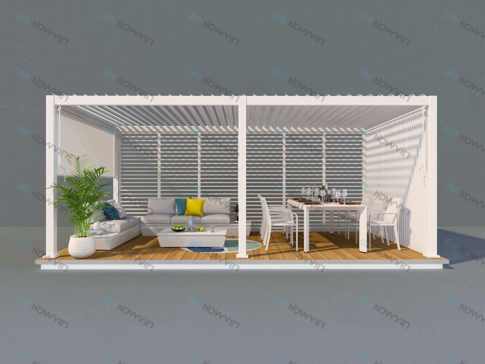 Terrace Patio Aluminum Pergola